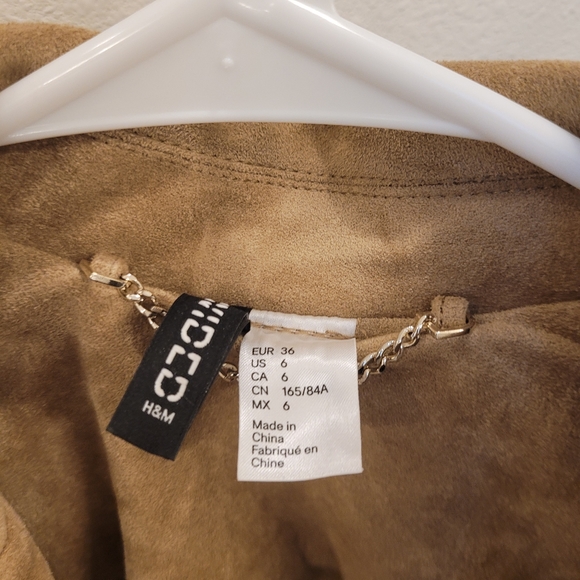 H&m suede rider jacket - Picture 2 of 4